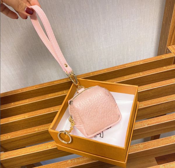 

designer luxury handbags purses women mini coin purses new fashion wrist bags brand bags l0g0 with box, Red;black