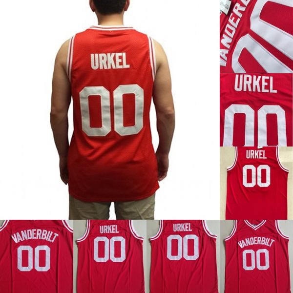 

Steve Urkel #00 Vanderbilt HS Basketball Jersey100% Stitched Movie Basketball Jerseys Red S-XXXL Wholesale Mix Order Fast Shipping