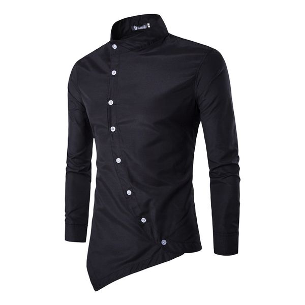 

men shirt vintage 2019 street wear fall casual solid autumn japanese streetwear long sleeve shirts korean, White;black