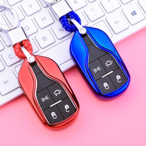 

car-styling soft tpu protection key cover holder case for maserati ghibli 2013 2014 remote auto accessories car styling
