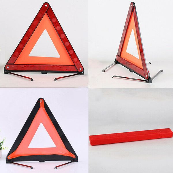 

reflective traffic warning sign car triangle foldable standing tripod emergency