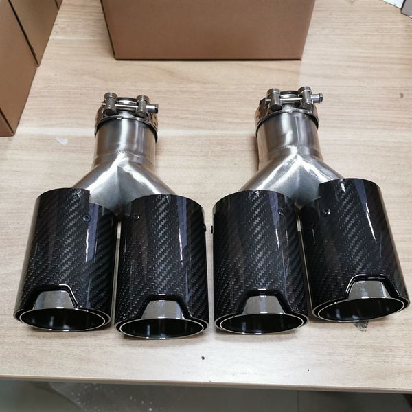 

dual m performance carbon exhaust tip exhaust muffler tip for 80mm outlet car-styling