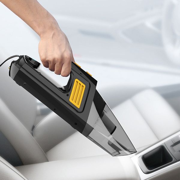 

car vacuum cleaner car with portable high power 12v with pointer wet and dry dual-use air pump four in one