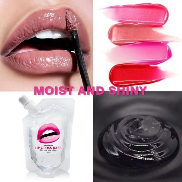 50 ml handgemachte DIY flüssige Lipgloss Basisöl feuchtigkeitsspendende Lippenstift Material Basis Gel Lipgloss