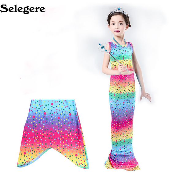 

дети платье русалка косплей deguisement дирндль, Blue