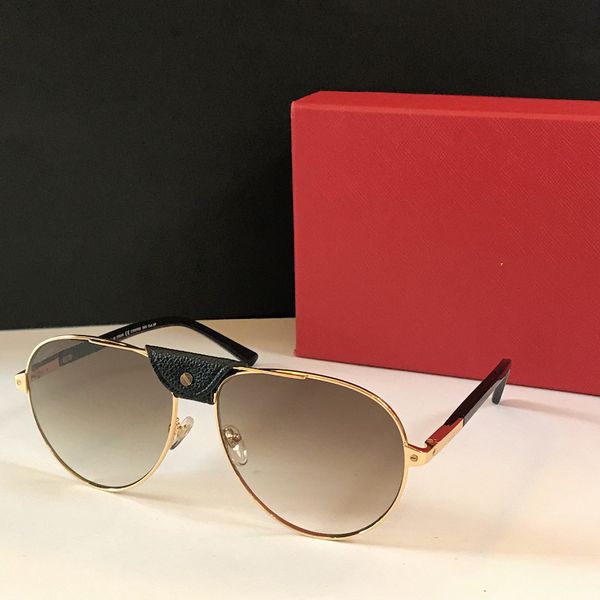 

men brand design sun glasses fashion women sunglasses classic pilot style gradient lens rimless frame eyewear vintage retro luxu, White;black