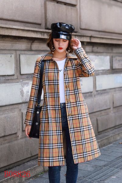 

women's trench coats gabardine long windbreaker belt waterproof new english style autumn winter solid color british double breasted 89z, Tan;black