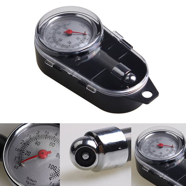 

auto wheel tire air pressure gauge meter handle mirror shaped vehicle motorcycle car tyre tester m8617