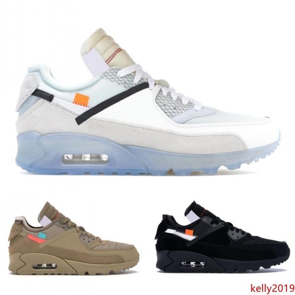 

90 desert ore mens designer shoes black white running shoes men women 90s sports sneakers size 36-44