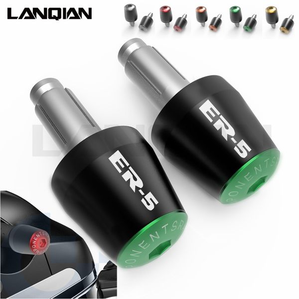 

for er-5 7/8 22mm motorcycle handlebar grips end cap anti vibration silder plug er 5 2004-2005 cnc accessories
