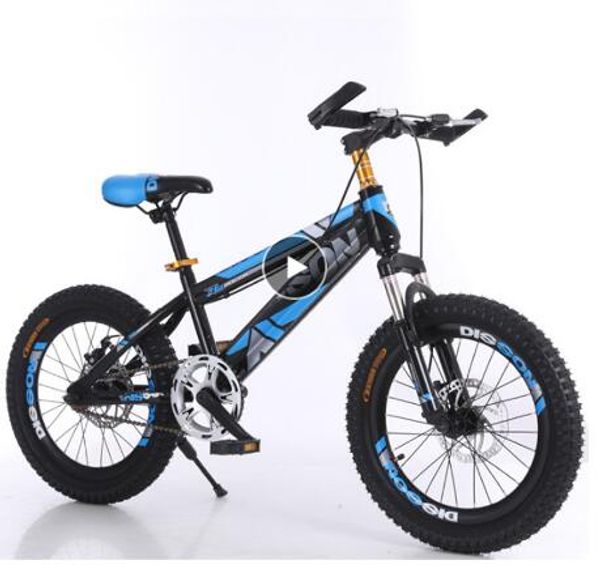 

18/20 inch mountain bike children bicycle front and rear disc brakes single speed children's bicycle gift for boys and girls