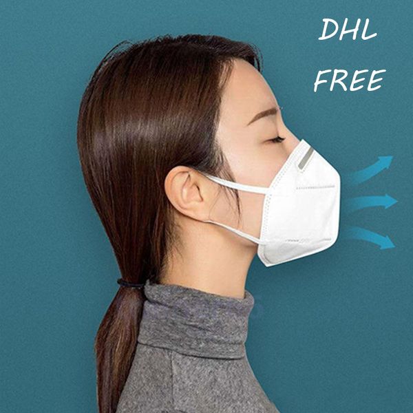 

in stock designer 3m n95 mask face mask particulate respirator anti dust protective kn95 mask 10pcs/bag safety dhl shipping