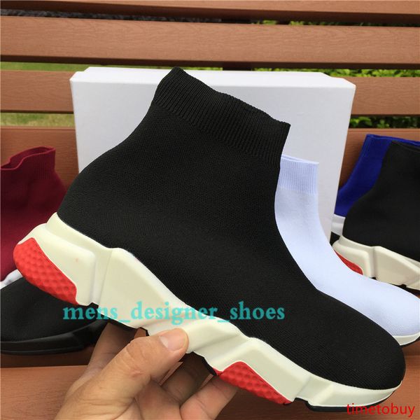 

speed trainer luxury designer mens womens casual shoes black white red grey royal prune eye fashion high socks shoes us 5.5-11