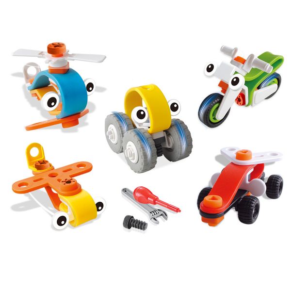 

flexible building block soft assembly screw tool toy for boy kid diy montessori learning educational brick new design