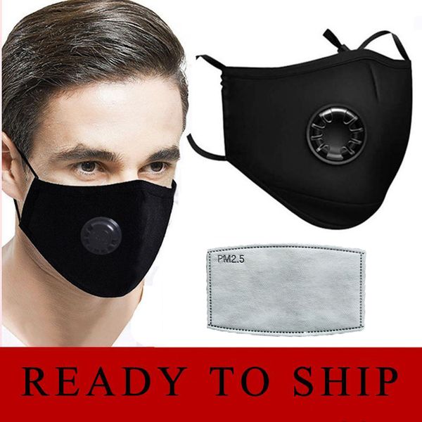 

fast shipping dhl reused face masks anti-dust smoke outdoor indoor adjustable reusable protection pm2.5 filters mouth mask for man women