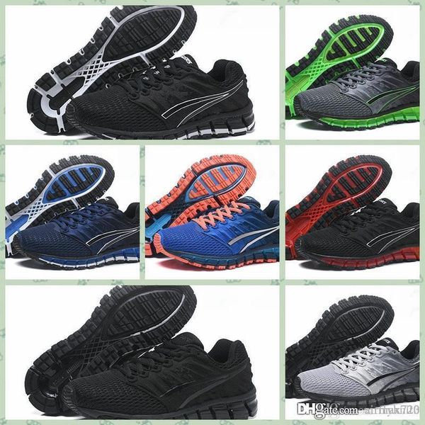 

agq180 gel-quantumss 360 ii men shoes running shoes blue red training fashion online sport
