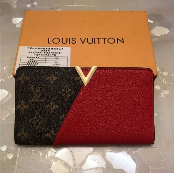 

free shpping Wholesale red bottoms lady long wallet multicolor designer coin purse Card holder original box women classic zipper pocket 8566