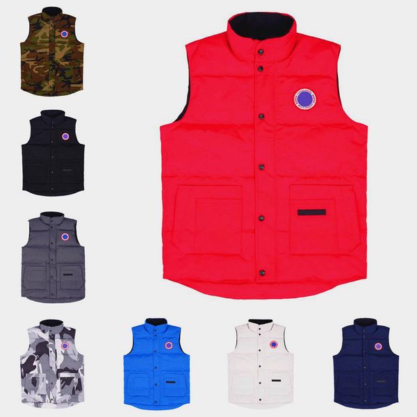 

Топ канада женщин людей роскошного гуся вниз жилетом пальто куртки Открытых загустителей теплых мужчин на открытый воздух перо Веста сохранить теплые и холодные Жилеты пальто