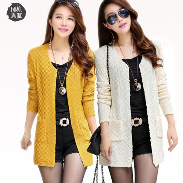 

summer long cardigan with pockets female long sleeve knitted cardigans feminino plus size pink cardigan sueter mujer, White;black