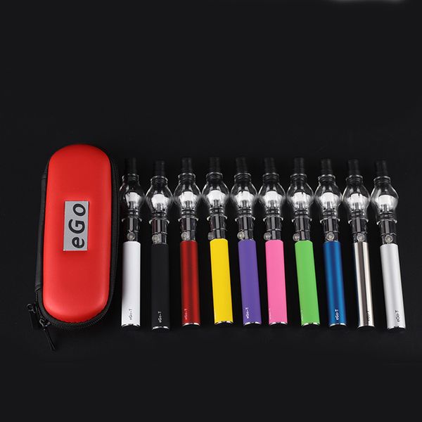 

Электронная сигарета стеклянный глобус бак для воска vapes pen ego-t батарея сухой травы воск испаритель ручка M6 EGO-T молния чехол стартовые наборы DHL бесплатно