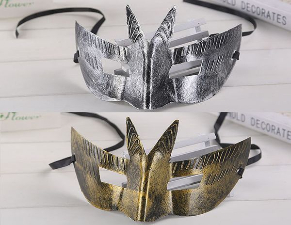

2019 новый древний принц принц античная летучая мышь маска пластиковая мужская джаз ретро маска бронзовая древняя серебряная маска подарок