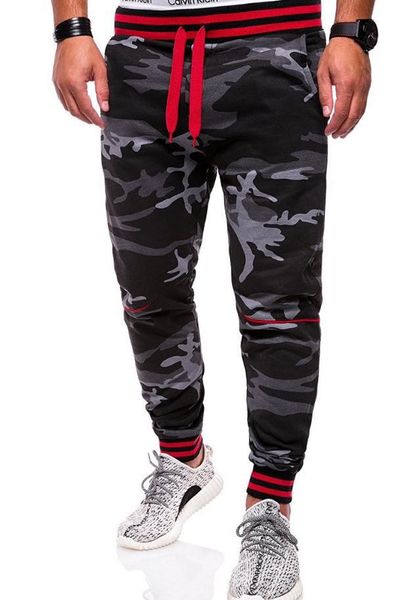 

2019 men's streetwear pants hip hop sweatpants joggers trousers tactical mens pants cargo harem men, Black