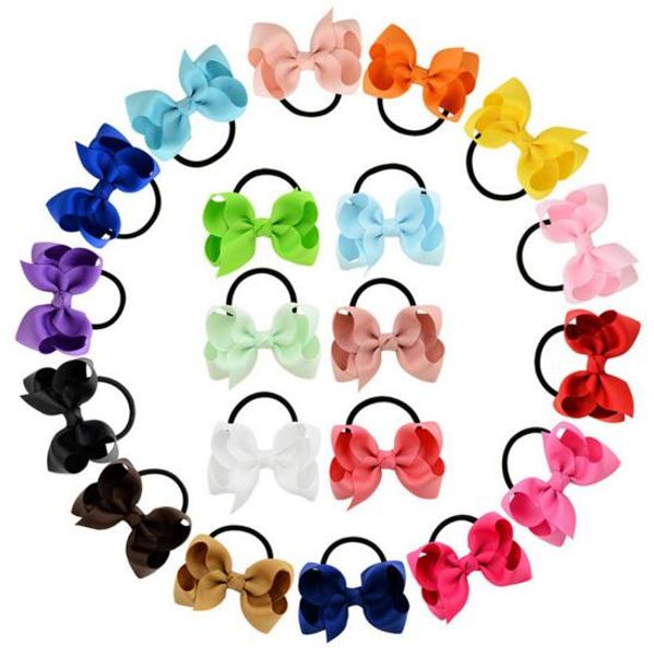 20 конфета цвета волосы девушка смычки 3 дюйма Bow дизайна Девушка Hairbands Лолита девушка волосы Аксессуары