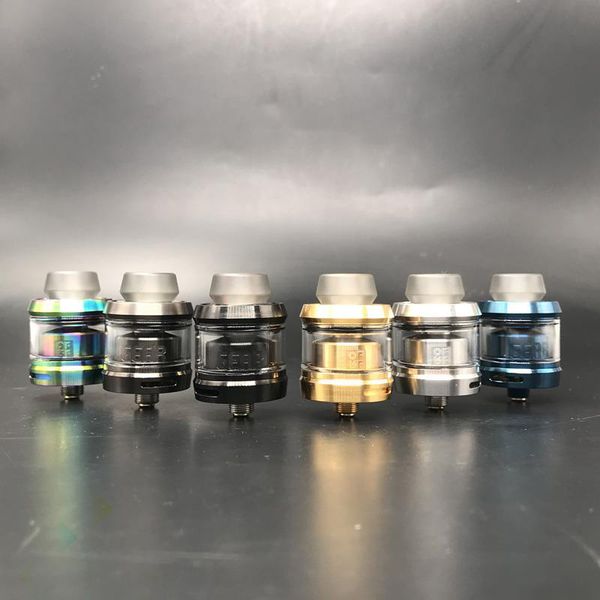 

OFRF Gear RTA Atomizer 25mm Diameter PEEK Insulator Single Coil Build Deck Easy Wicking Fit 510 Mods Ecig DHL Free