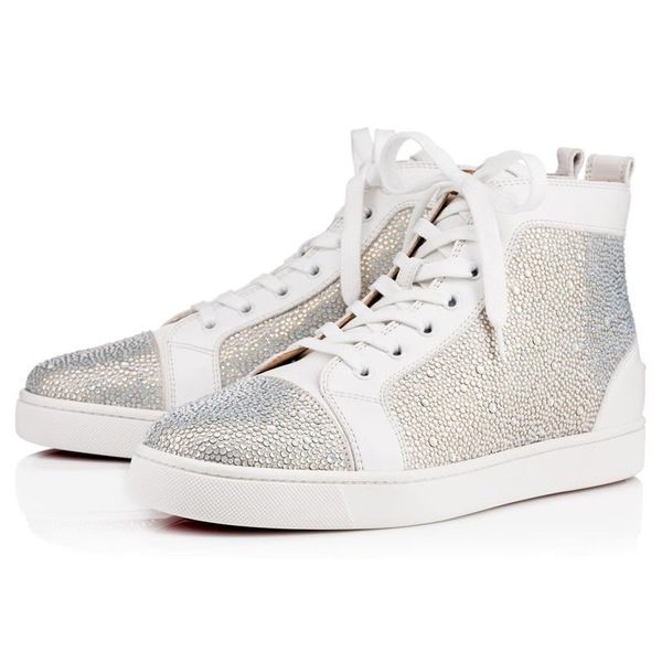 

дизайнер модельер шипованные шипы квартиры обувь красное дно повседневная обувь для мужчин женщин партии натуральная кожа кроссовки t01, Black