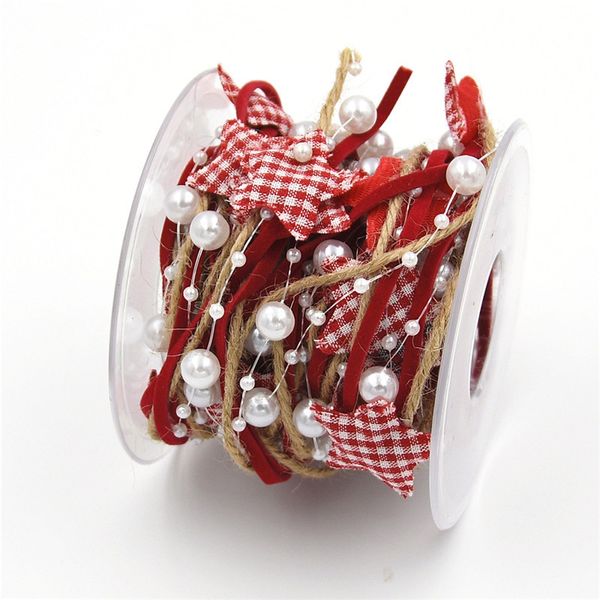 

christmas decoration chain ribbon christmas tree decoration ribbon merry party decorations happy new year