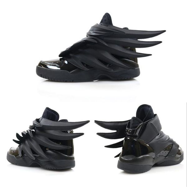 

2019 luxury designer jeremy x original wings 3.0 triple black sneakers women mens fashion casual shoes vintage personality boy girl shoes