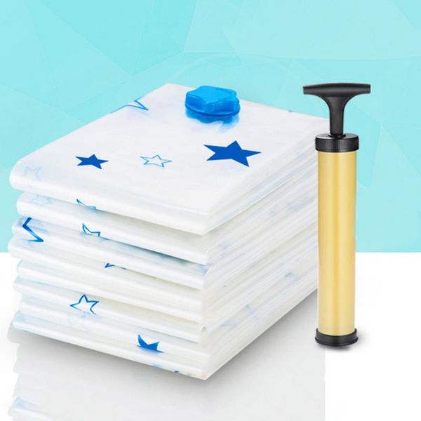 

11pcs/set large thickened compressed eco-friendly with hand pump quilt organizer folding vacuum moisture proof reusable sealed