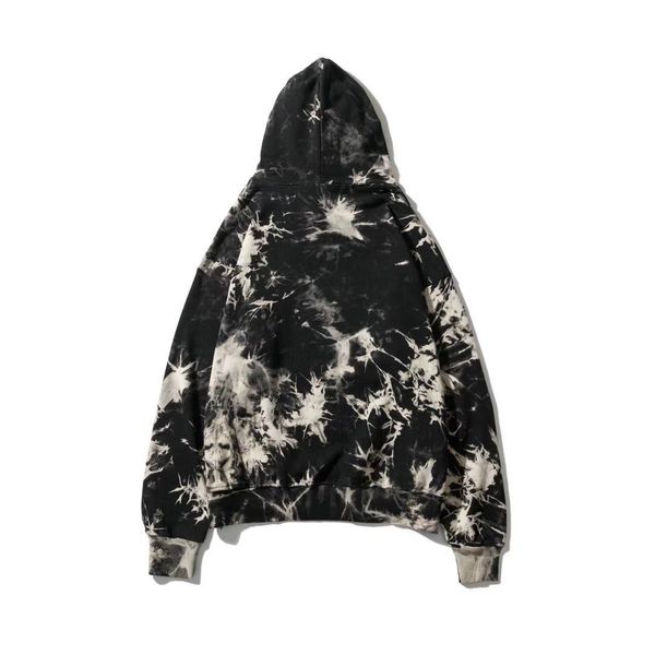 

mens brand hoodies fashion letters printing mens pullovers luxury gradient pattern sweatshirts active hiphop streetwear for wholesale, Black