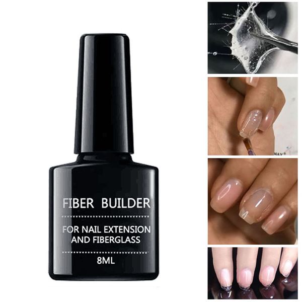 

poly gel builder lasting finger nail temperature change camouflage manicure nail art soak off uv gel extension polygel tips, Red;pink