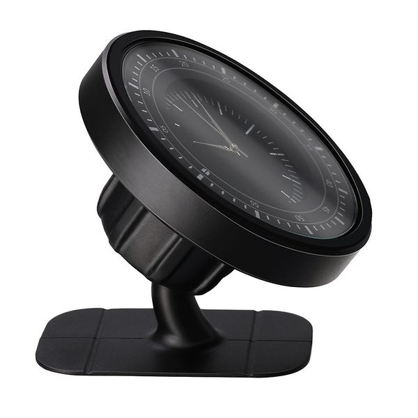 

universal clock metal car gps mobile holder bracket iphone xs magnetic phone socket for phones tablets