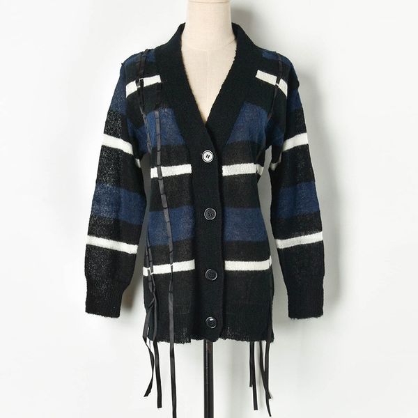 

2019 woman designer luxury clothes new design women's autumn color block double letter turtleneck long sweater jumpers short pullover, White;black