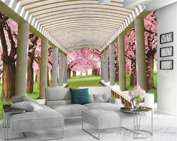 

3d обои кѬаивй Ѭозовй woods Ѭимка колонна пѬоменад на заказ Ѭоманиекий пейза