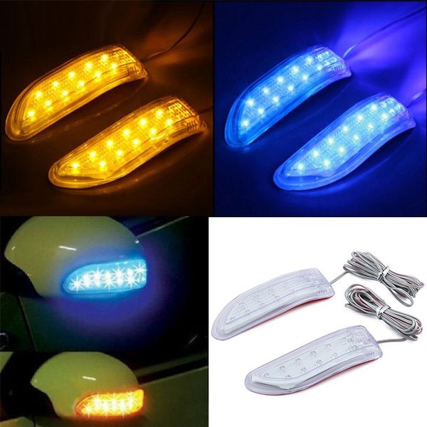 

2pcs/lot auto 13led light 12v car rearview side mirror turn signal lights universal car lamp