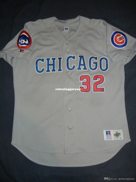 

retro #32 chet steadman russell chicago jersey rookie of the year rowengartner mens stitched baseball jerseys, Black;blue