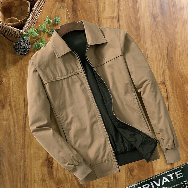 

winter dad installed new middle-aged men's jacket with velvet thickened male coat vertical collar middle-aged cotton jacket mp30, Black;brown