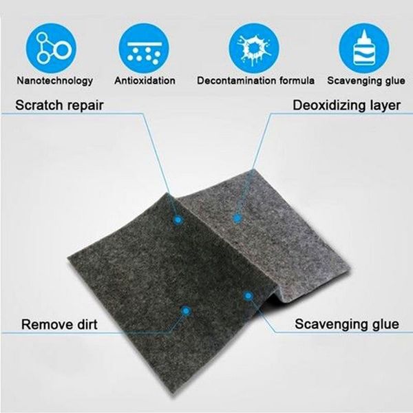 

1pc universal car scratch eraser magic car scratch repair remover polish cloth