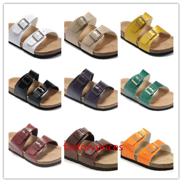 

sell brand flat heel sandals with buckle for men women wholesale summer beach casual shoes genuine leather slippers