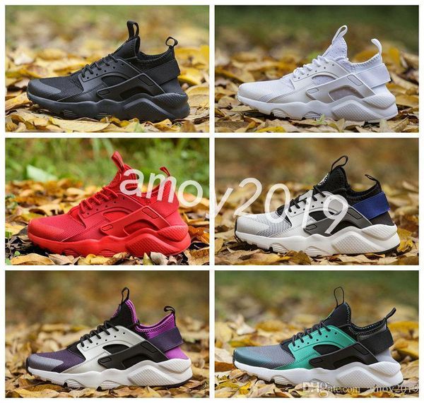 

iv air huarache 4 новые кроссовки мужчины женщины все красные huraches zapatos huaraches мужские кроссовки hurache кроссовки размер 36-46