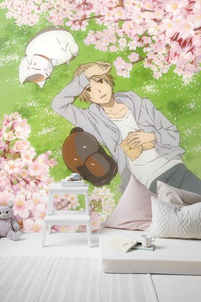 

self-adhesive] 3d natsume's book of friends 55105 japan anime wall paper mural wall print decal murals