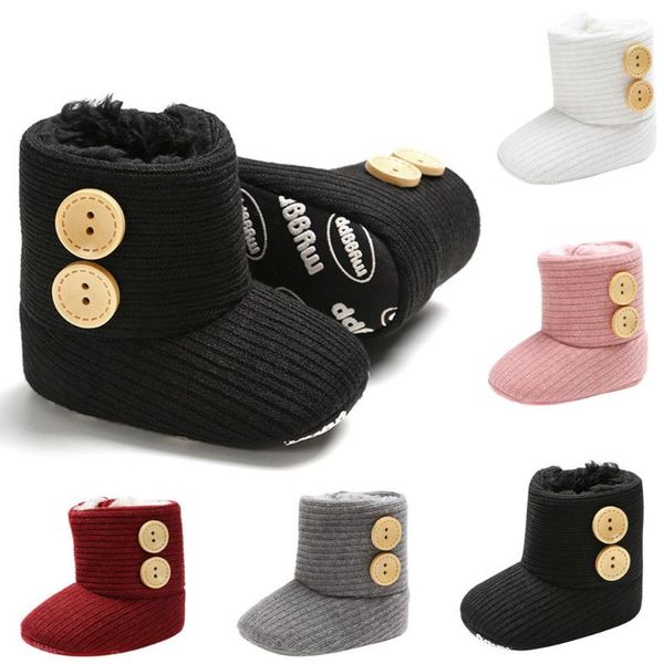 

baby girl boy shoes slip-on solid button fashion toddler first walkers kid shoes