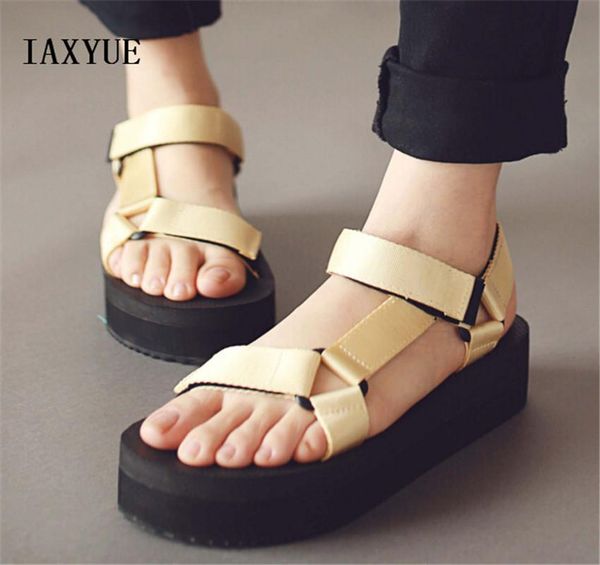 

2019 summer thick bottom sandals female sponge increased lazy shoes black wind it canvas shoes ladies leisure