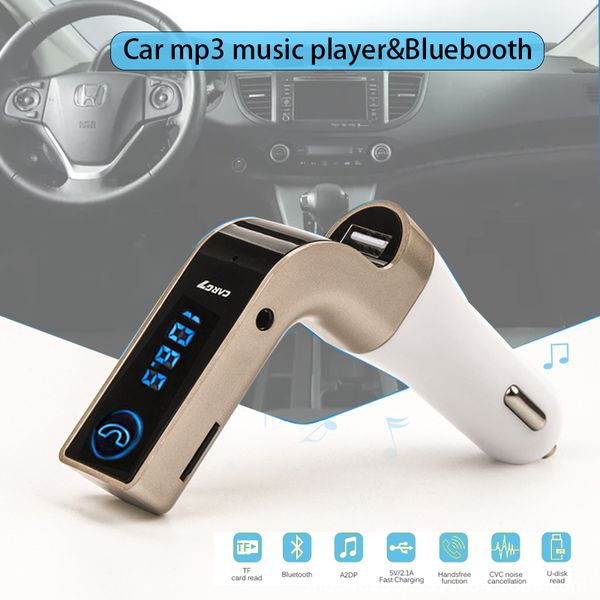 

fm transmitter 4 in 1 hands-wireless bluetooth aux modulator lcd accessories audio music car kit mp3 player sd usb tf card