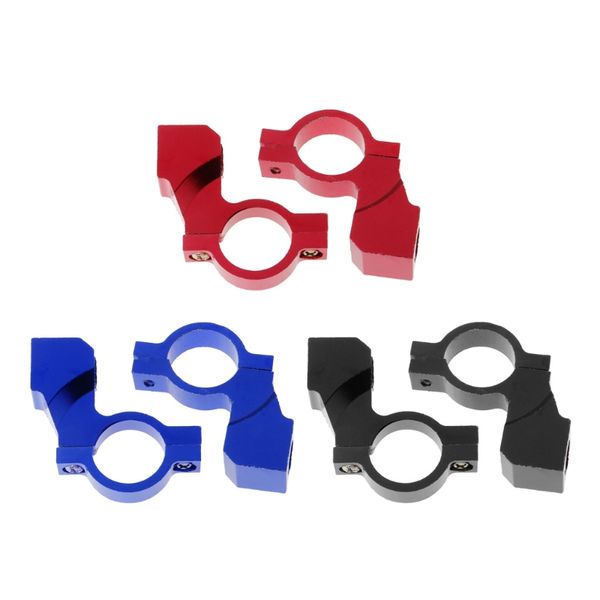 

1 pair 10mm motorcycle handlebar rearview mirror holder clamp adaptor 3 colors