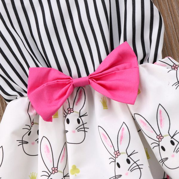 

newborn toddler baby girls bowknot bunny clothes romper sunsuit outfits, Blue
