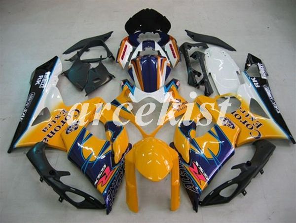 

новые абс зализах мотоцикла kits, пригодный для suzuki gsxr1000 gsxr1000 k5 2005 2006 05 06 кузовостроение набор прохладный желтый белый